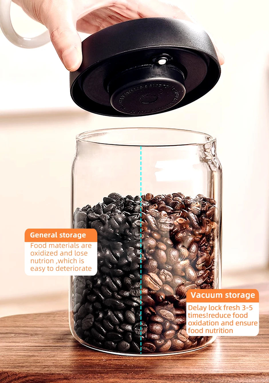 Vacuum Sealed Jar Kitchen