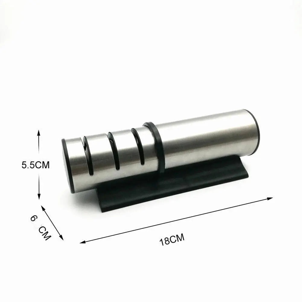 Three-Stage Sharpener for Handheld Kitchen Cleaver