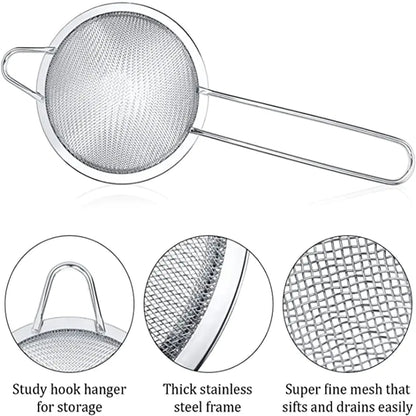 Stainless Steel Cone Strainers for Cocktails and Food