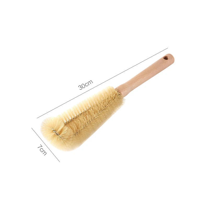 Professional Bottle Cleaning Brush with Wooden Handle.