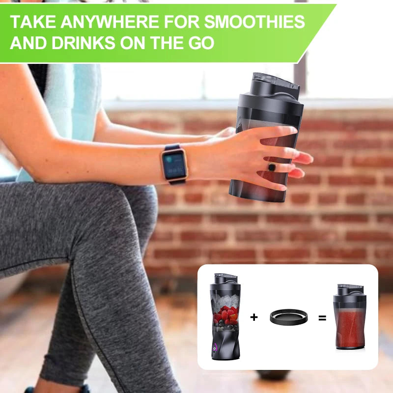 700ML Portable USB Smoothie Blender – Travel & Gym Juicer
