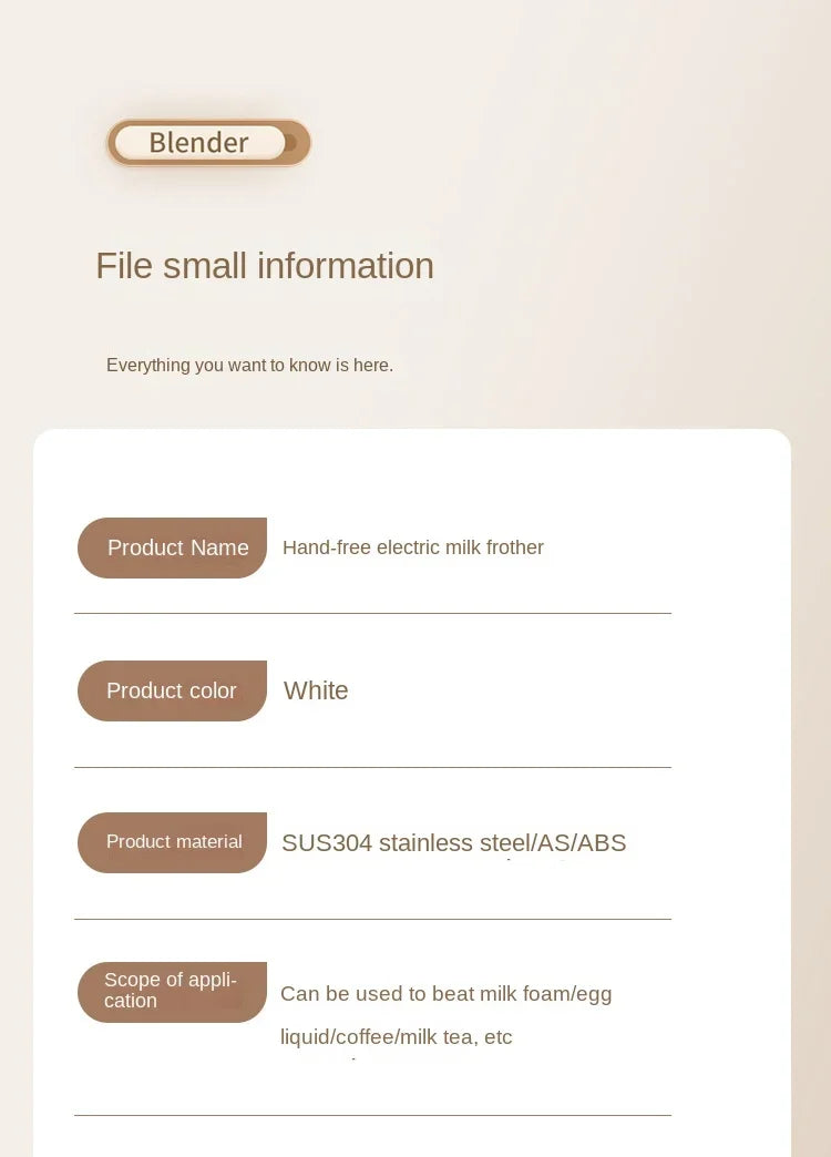 Coffee & Milk Frother