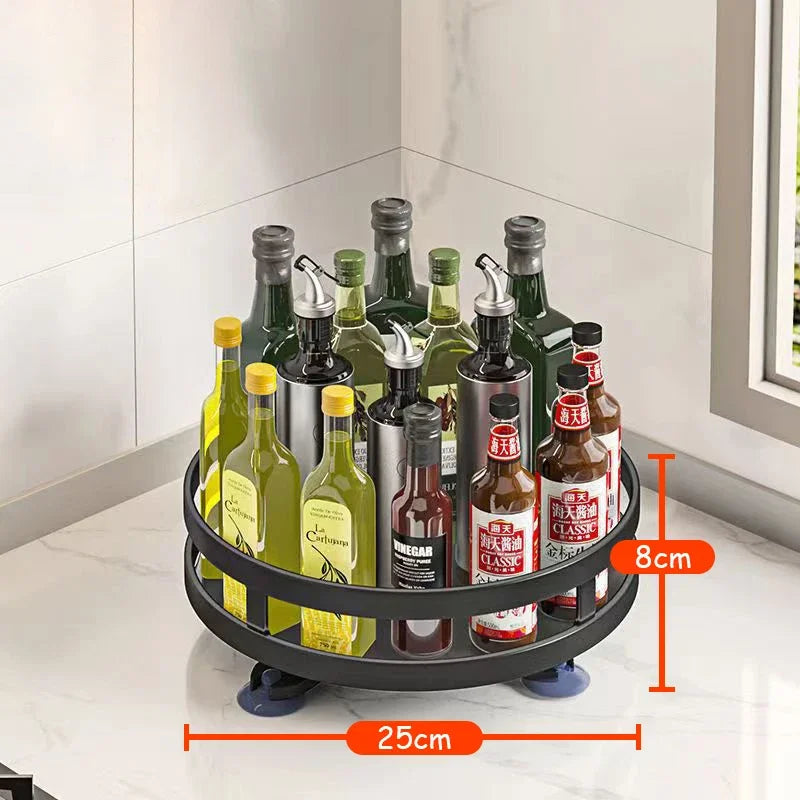 360° Rotating Spice Rack Organizer