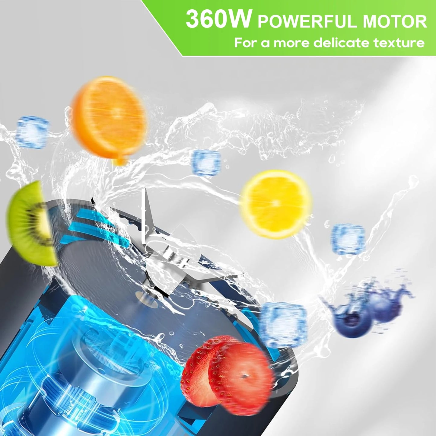 700ML Portable USB Smoothie Blender – Travel & Gym Juicer