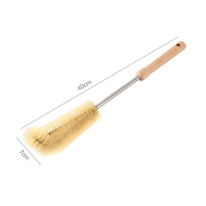 Professional Bottle Cleaning Brush with Wooden Handle.