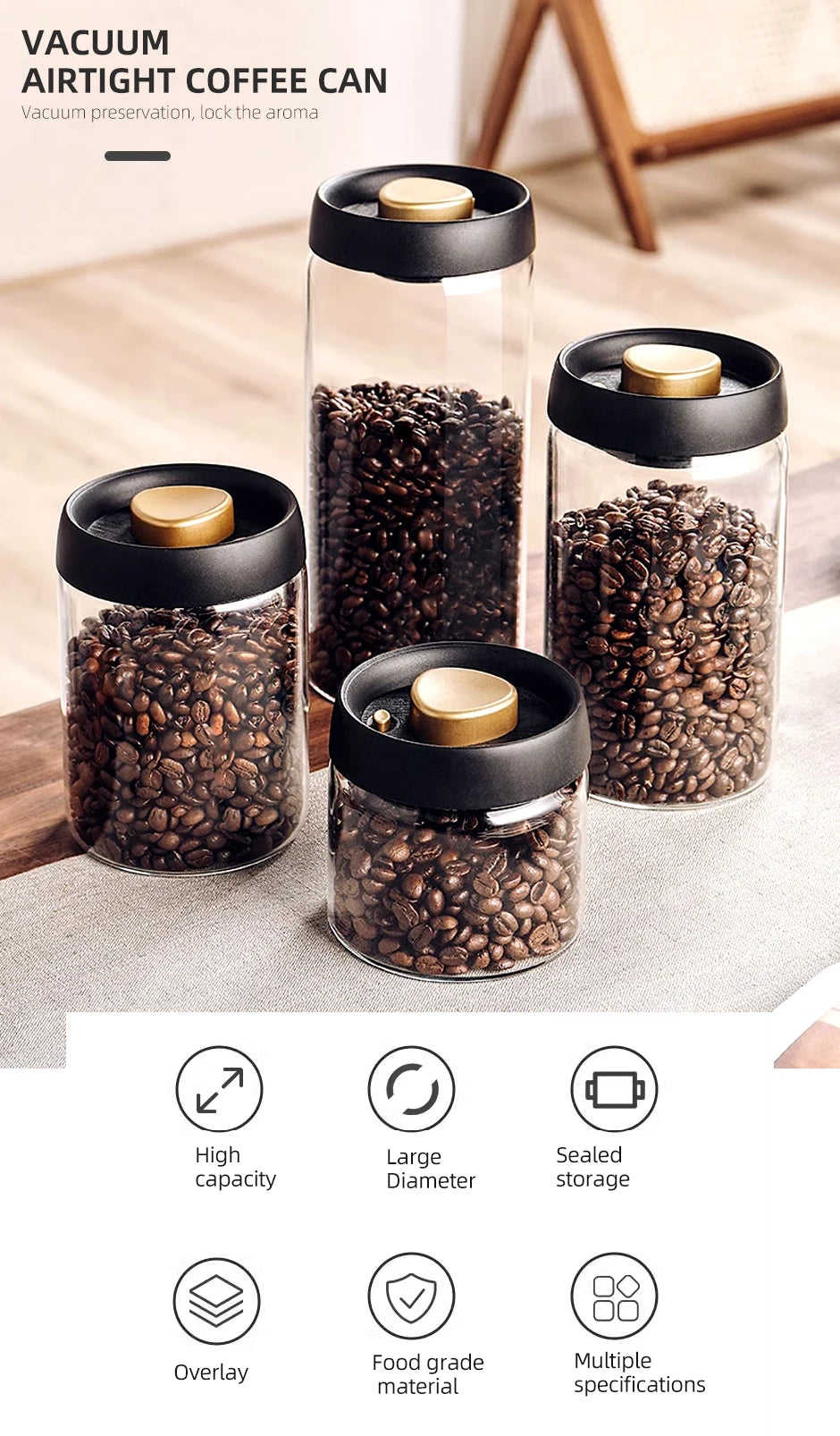 Vacuum Sealed Jar Kitchen
