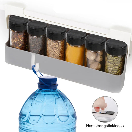 Self-adhesive Under Desk Organizer Rack