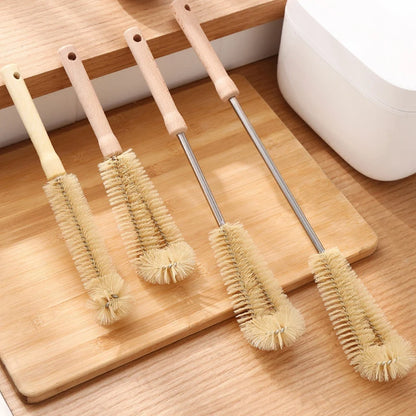 Professional Bottle Cleaning Brush with Wooden Handle.