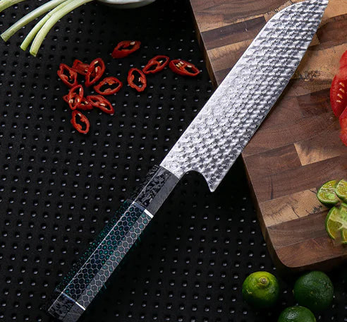 Professional 7Cr17 Stainless Steel Chef Knife with Sharpening Stone