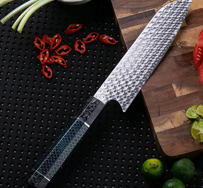 Professional 7Cr17 Stainless Steel Chef Knife with Sharpening Stone